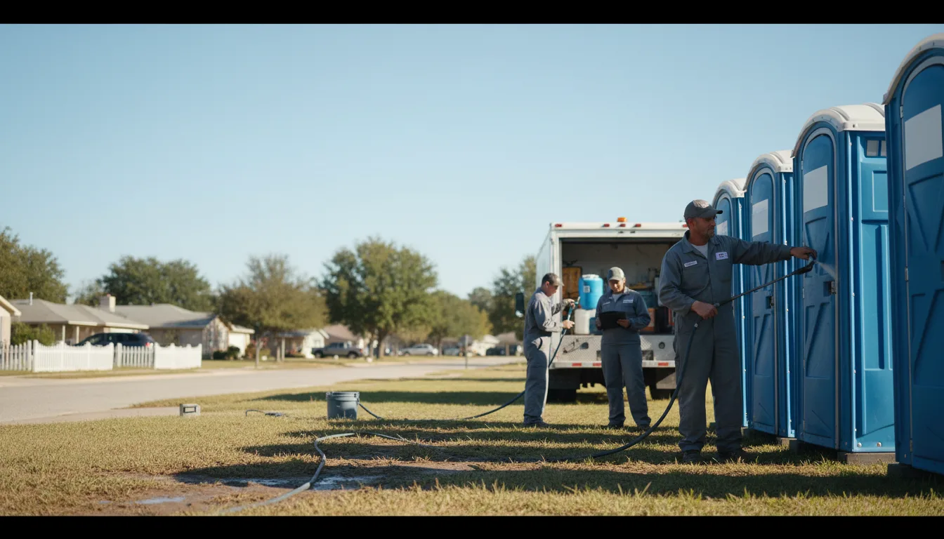 Long-Term Portable Toilet Rental in Bentley, LA near me